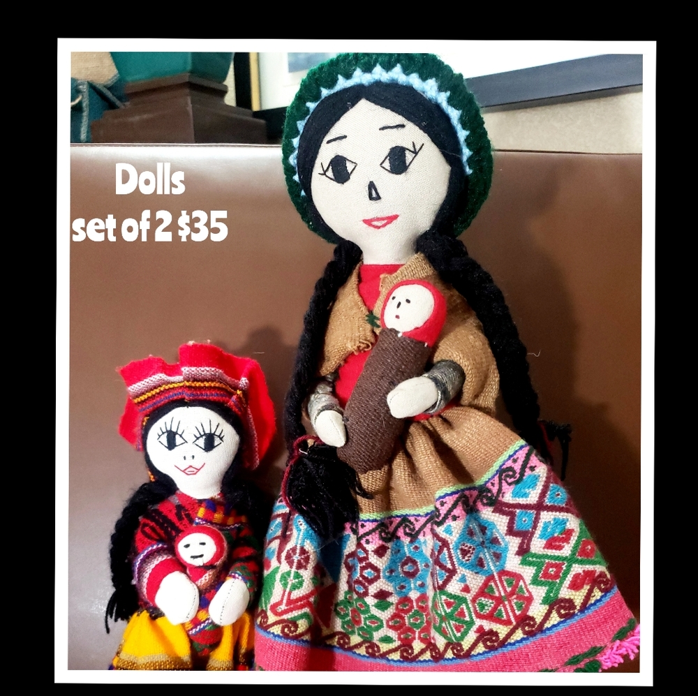 Peruvian Dolls...Set of two